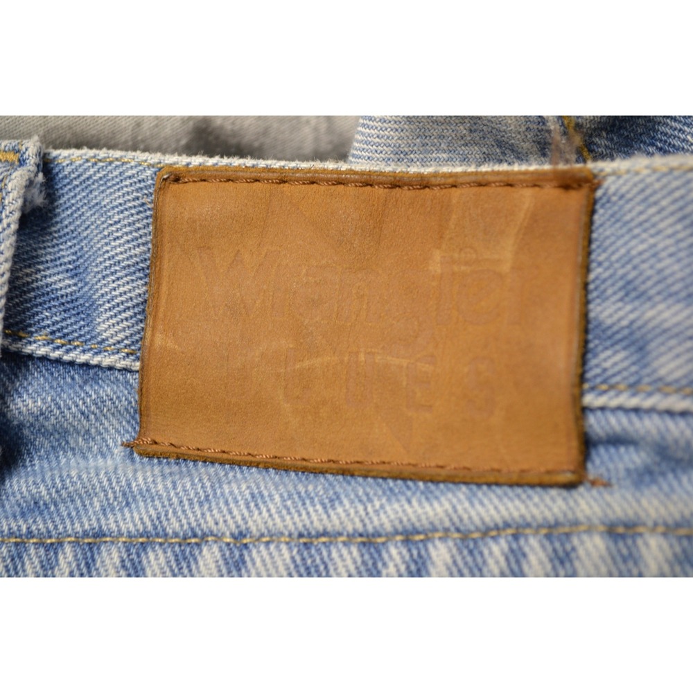 Wrangler Jeans‎ Mens 38x30 Light Blue Five Star Denim Straight Leg 10WB001VI - Picture 5 of 6
